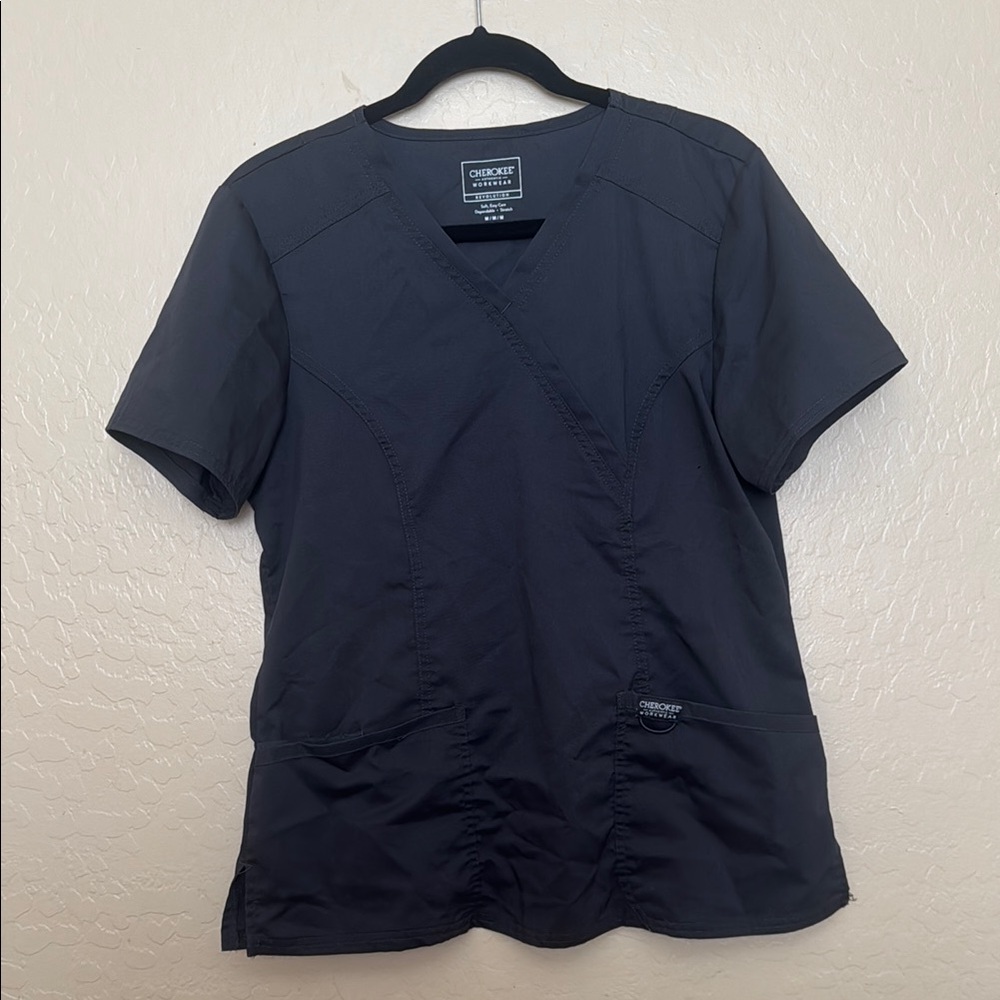 Cherokee Women's Grey Scrub Top
